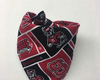 NC State Wolfpack Dog Bandana - Personalized Pet Bandana