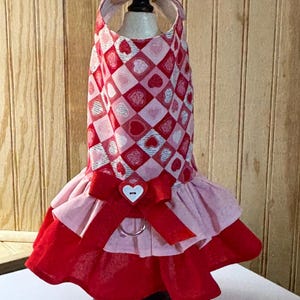 Valentine’s Day Dog Dress: Custom Pet Clothing, Monogram Option image 5