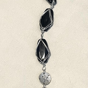 Vintage Black Stone Pendant