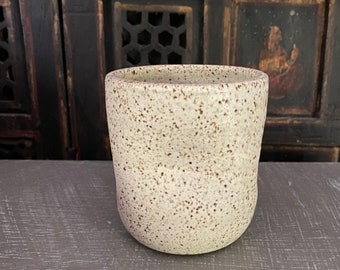 Rustic Beige Cups Handmade Stoneware Cup - Rustic Ceramic Cup - Beige Cup - Beer Cup - Coffee Cup - Tea Cup