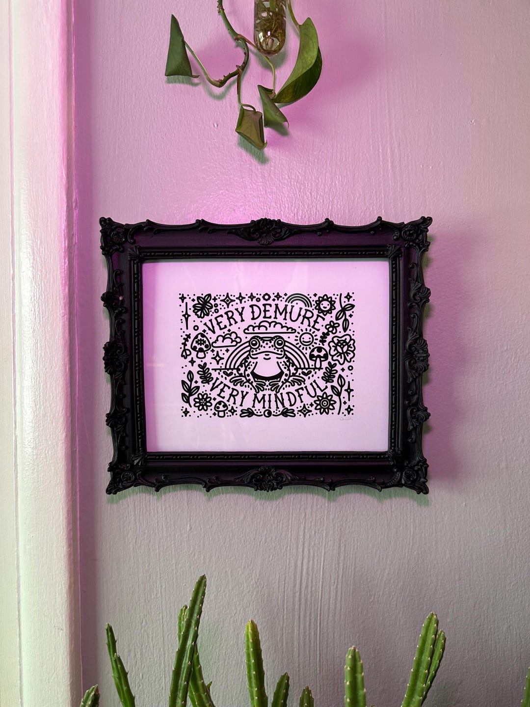 Very Demure Very Mindful Print - Etsy Canada