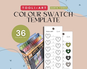 GuangNa 168ピース アクリルペイントマーカー カラー整理見本