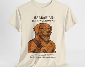 T-shirt lévrier irlandais barbare