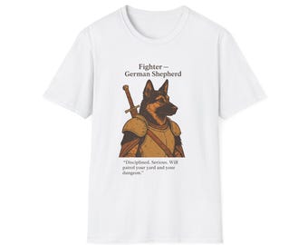 T-shirt de combat berger allemand