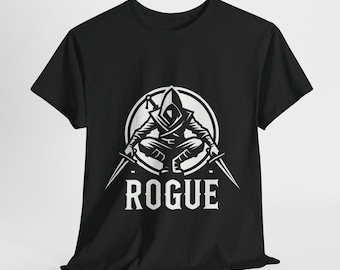 T-shirt Rogue : T-shirt unisexe en coton épais