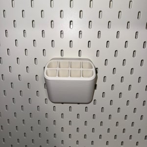 Desk Supply Holder for IKEA SKÅDIS Pegboard — Perfect for Pens, Pencils, and Small Tools