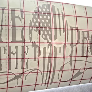 We The People Vinyl Decal- 2nd Amendment - Perfect for Car Windows, Laptops