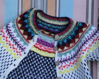 Modern Fair isle Cardigan