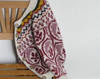 Modern Fair isle Cardigan for Girls