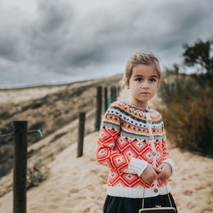 Fair Isle Cardigan for Girls image 4