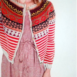 Maglione Fair Isle da donna immagine 6