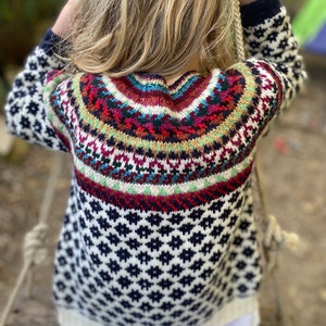 Fair isle Cardigan for Girls image 10