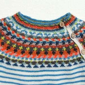 Marinière Striped Sweater with Fair isle Yoke image 6