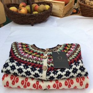 Fair isle Cardigan for Girls image 5