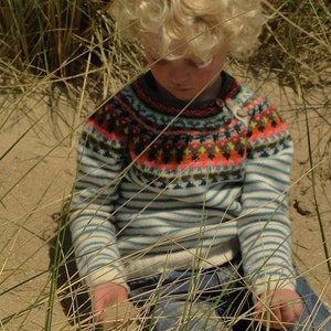 Marinière Striped Sweater with Fair isle Yoke image 3