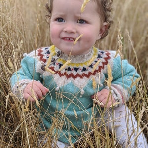 Knitting Pattern for Girl&#39;s Dress