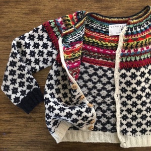 Fair isle Cardigan for Girls image 6