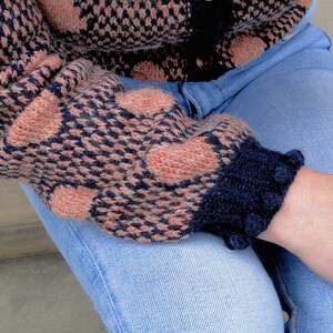 Modern Fair Isle Cardigan Knitting Pattern image 6