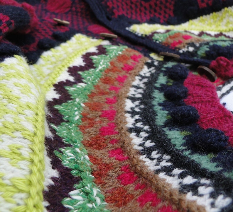 Girls Fair isle Cardigan image 3