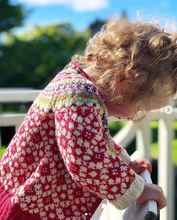Fair Isle Knitting Pattern for Children - Etsy