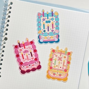Sticker Verseau Gémeaux Balance pour gâteau du zodiaque | Autocollant esthétique mignon en vinyle imperméable à l'eau