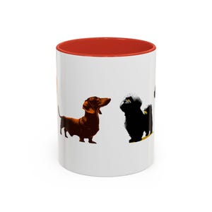 Tazza da caffè con accenti per amanti dei cani / Tazza unica a tema animale domestico, ideale come regalo, per compleanni di cani, per appassionati di animali, per uso domestico e in ufficio, con grazioso design di un cucciolo