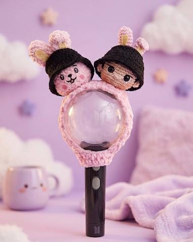 Amigurumi Pattern Army Bomb Cover BTS Lightstick | Handmade