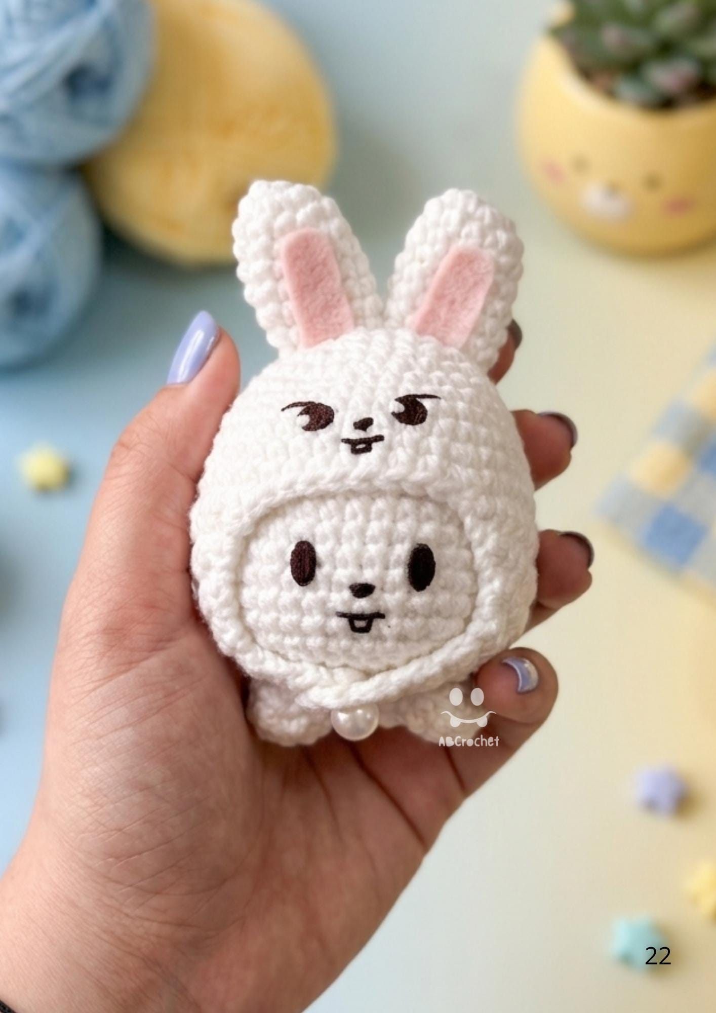 Stray Kids Mascot Lying Keychain Amigurumi Pattern Bundle 8in1