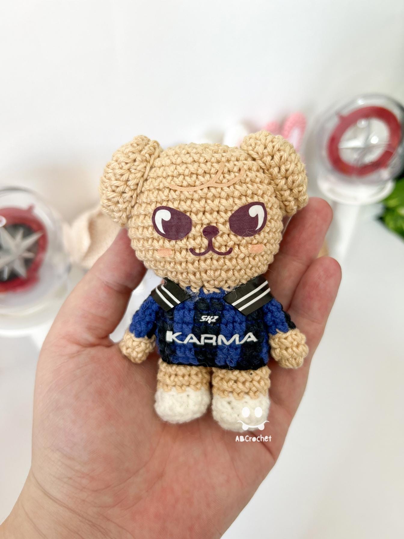 シ*イ様 鉛筆くんの編みぐるみキーホルダー◎ シ*イ様 鉛筆くんの編みぐるみキーホルダー◎