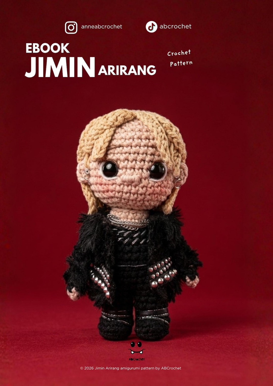 Jimin Arirang Amigurumi Pattern PDF | Kpop Crochet Doll | BTS