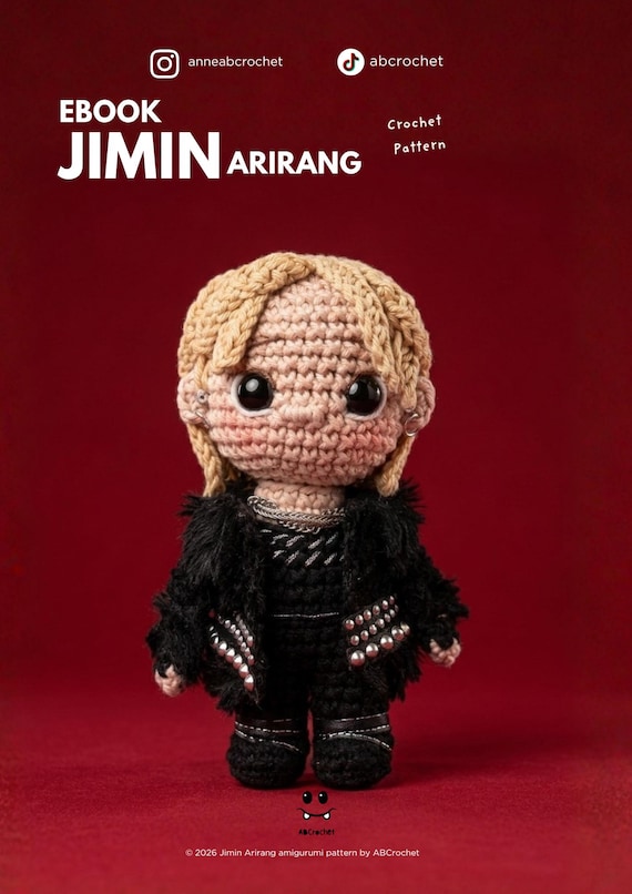 Jimin Arirang Amigurumi Pattern PDF | Kpop Crochet Doll | BTS