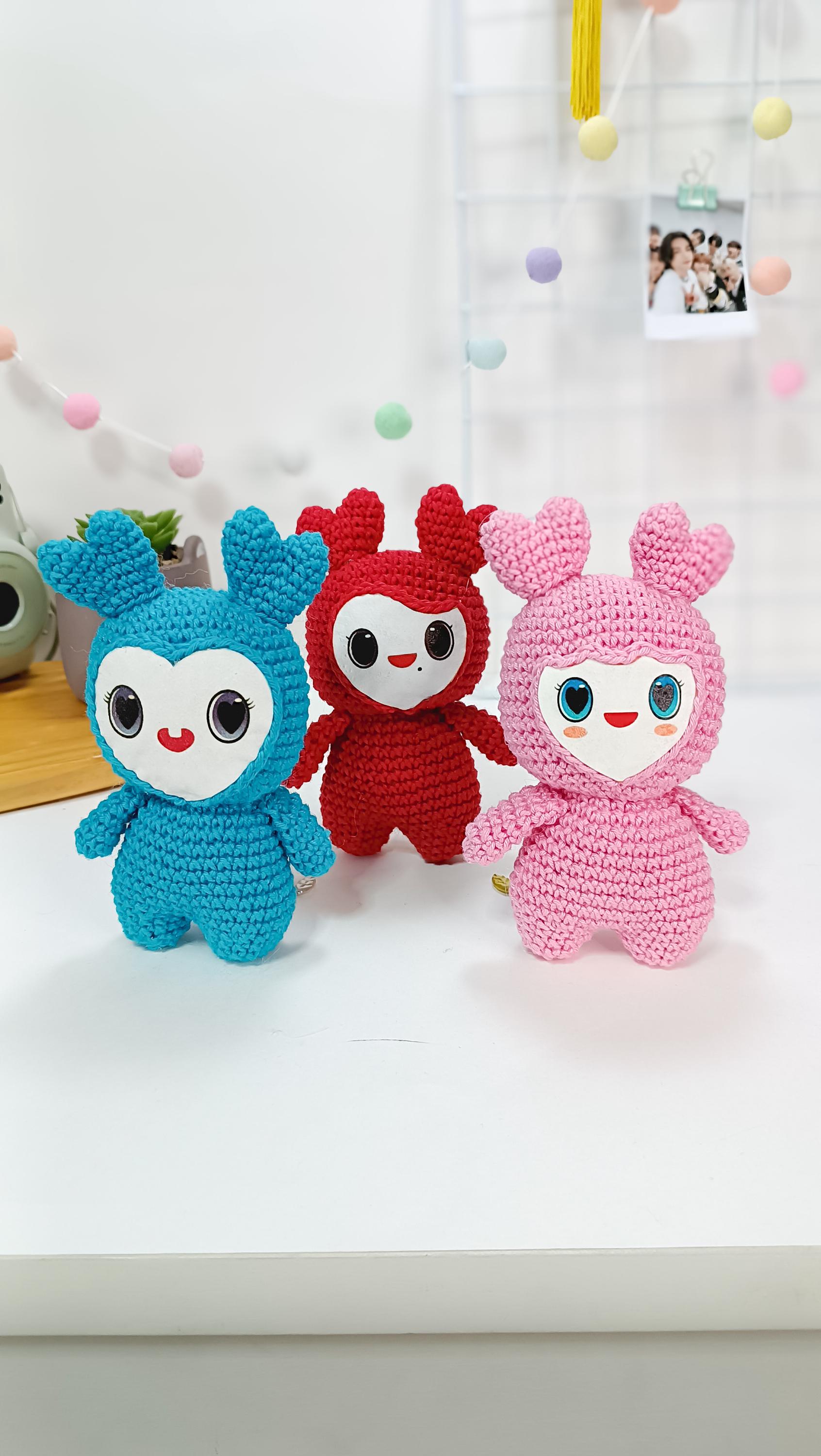 Digital English Pattern Lovelys TWICE Inspired Crochet Amigurumi