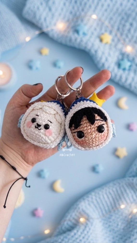 Jin RJ Army Bomb Cover Crochet Pattern | BTS Amigurumi PDF