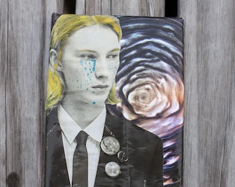 Lonely Boy Mixed Media Collage