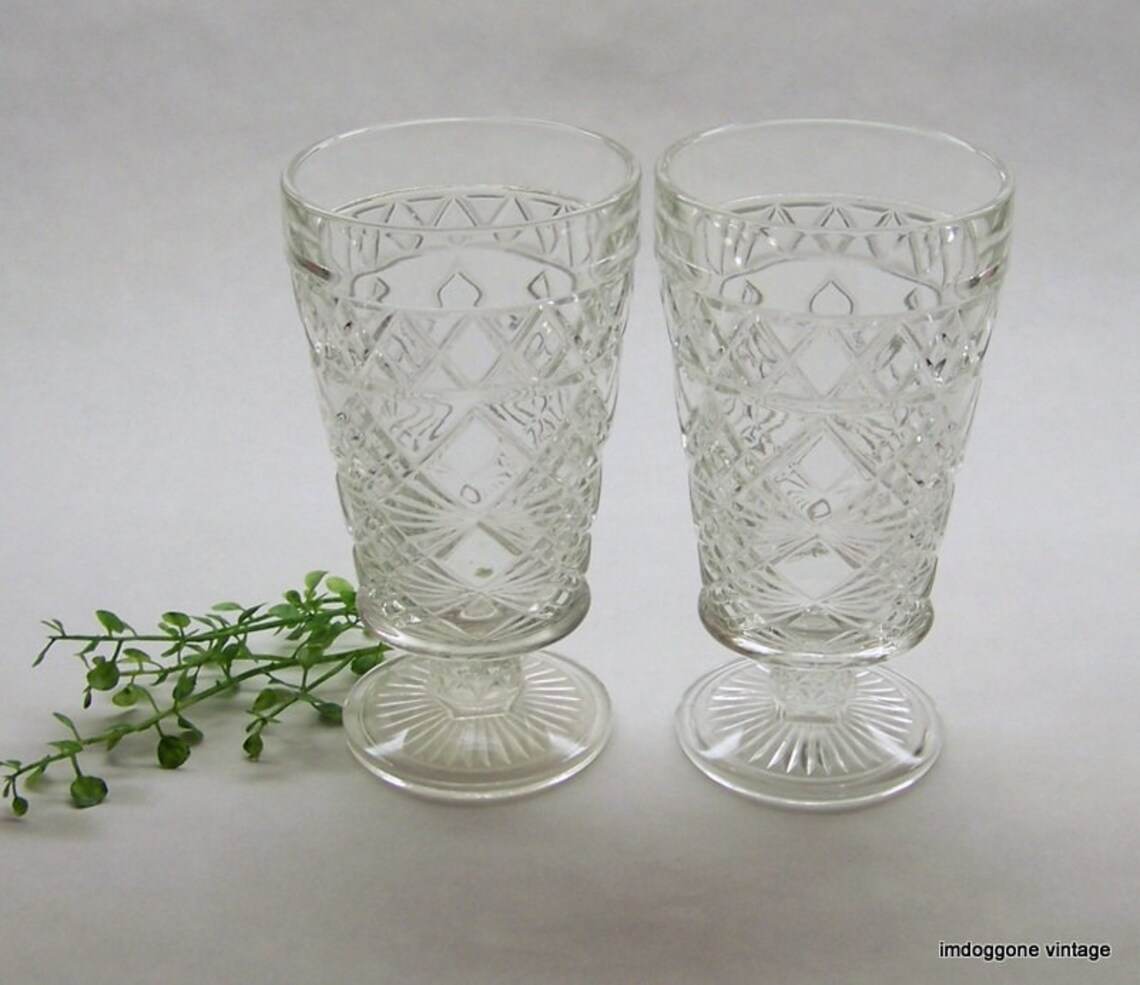 Vintage Big Top Peanut Butter glasses Vintage Hazel Atlas Etsy