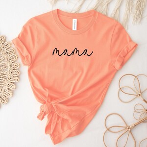 Mama Script Shirt, Mom Gift, Boho Mama Shirt, Mother Gift, Mother&#39;s Day Gift, Gift For Mom, Gift For Wife, Shirt for Women, Shirt for Her