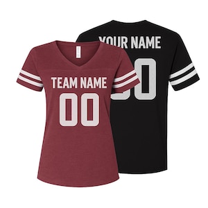 Personalisiertes Fußball-Jersey-Shirt, maßgeschneidertes Fußball-JERSEY, Machen Sie Ihren eigenen Namen und Zahlenjersey, Team-Erwachsenen-Frauen-Trikot