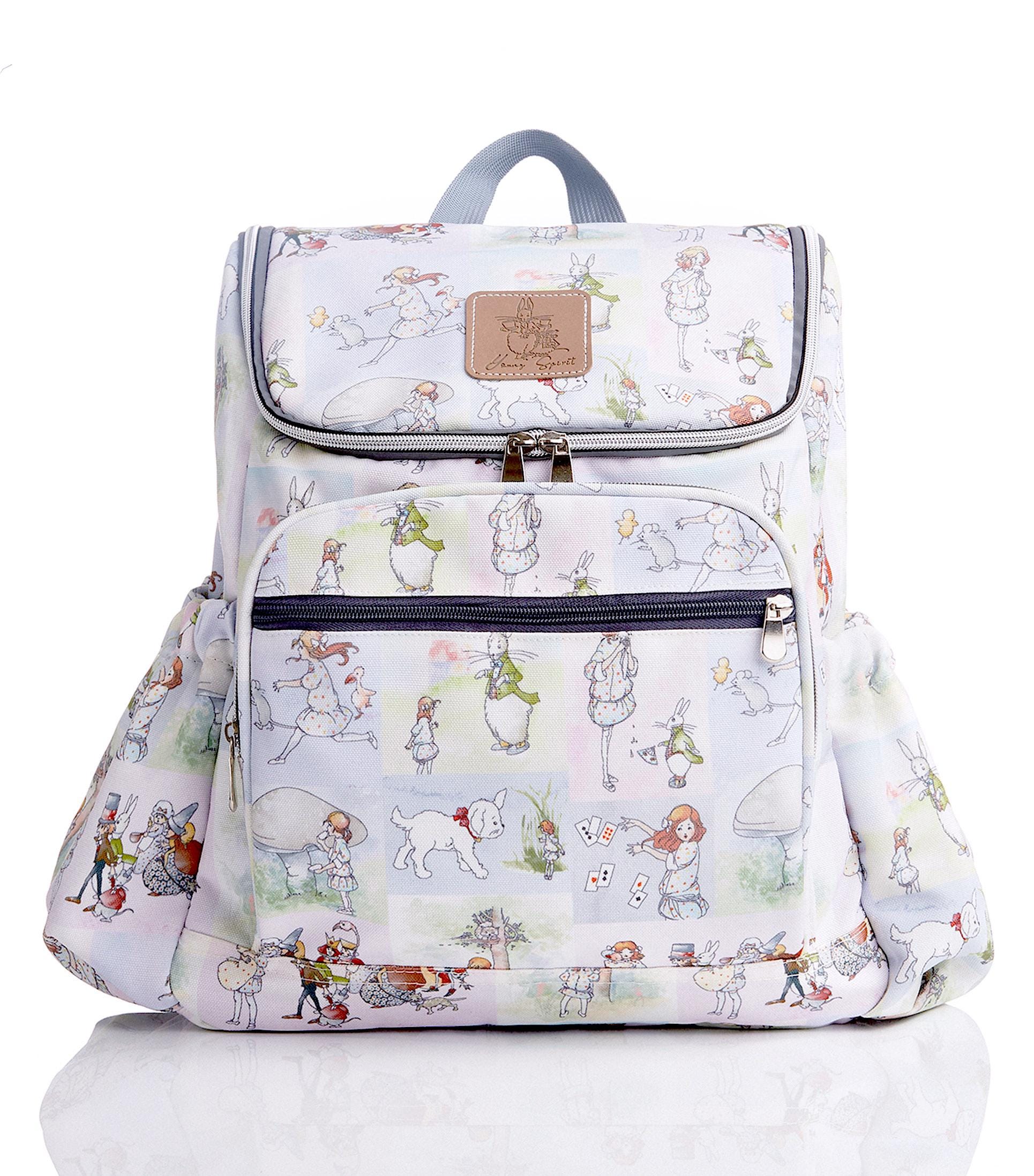 MONNALISA - Alice In Wonderland  Bebe Bag - White