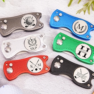 Personalisierte Groomsmen Golf-Sets, benutzerdefinierte graben-Werkzeug, Golfer-Geschenke, gravierte Golfball-Marker-Set, Golfrasen-Werkzeuge, Groomsman Vorschlag Geschenke