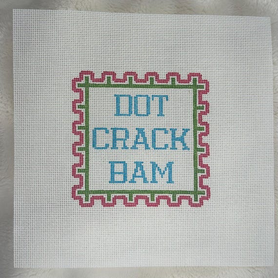 mq グラフィティ ピンバッジ MQ PIPOKUN Dot Crack Bam - Mahjong - Needlepoint Canvas 18 Mesh - Etsy