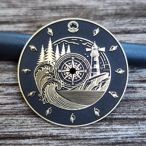 Op maat gemaakte lasergegraveerde wijzerplaat | Lighthouse - bestel voor elk ontwerp, elke maat of elk uur!