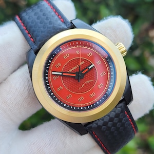 Custom-Made watch mod | Porsche | Automatic NH38 movement, Waterproof, Sapphire glass, Ceramic bezel insert