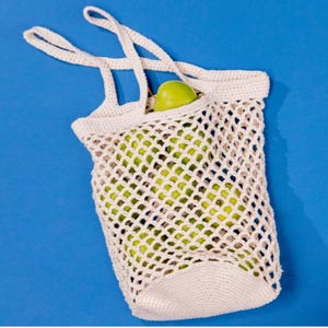 Essential String Shopping Bag - Recycled Cotton Worsted Crochet Patterns