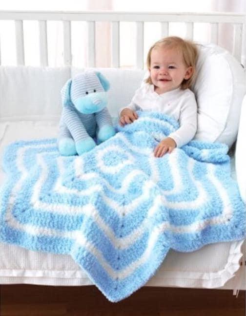 Star Blanket in Bernat Pipsqueak Crochet Patterns