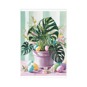 Cartes postales sur le thème de Pâques, voeux de Pâques botaniques, décoration printanière, objets de collection uniques, parfaites pour envoyer des encouragements
