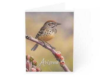 Set di biglietti d'auguri ispirati alla natura, illustrazione di uccelli, perfetti per tutte le occasioni, regali unici, bellissimi