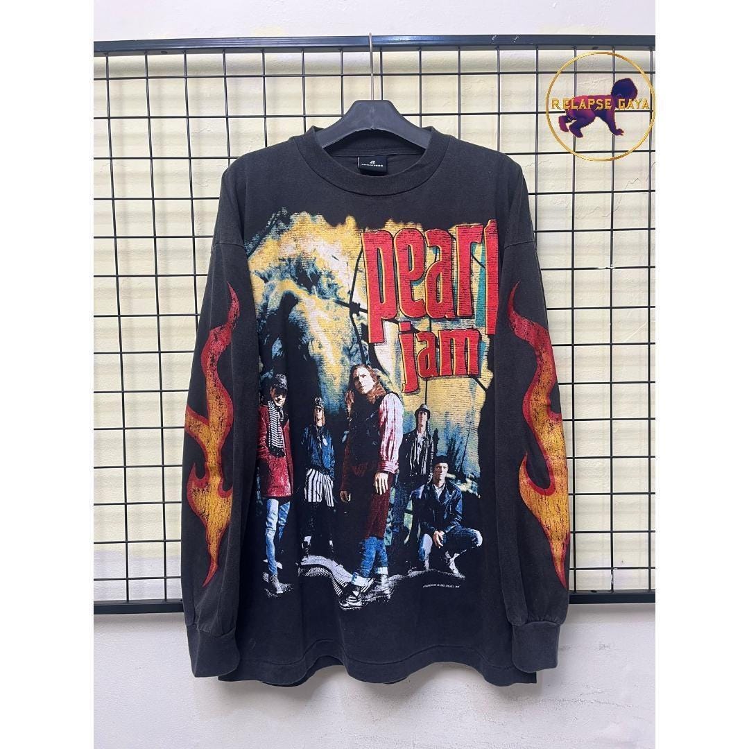 VINTAGE PEARL JAM LONG SLEEVE Tシャツ/カットソー(七分/長袖