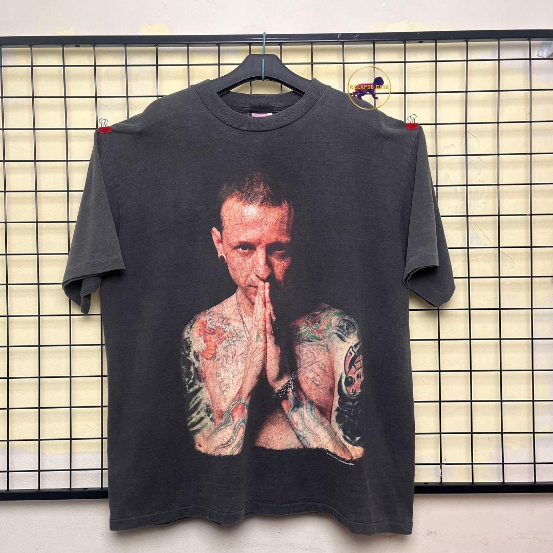 Maglietta Uomo Best Rock Fans | Linkin Park Legend Chester Bennington | 100% Cotone | Nero | Taglie S-3XL - 2