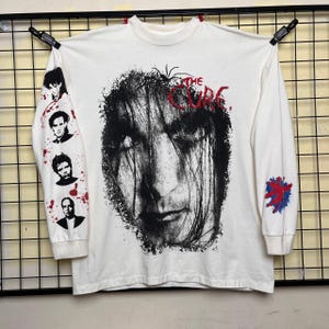 The Cure Band-T-shirt met lange mouwen, Friday I'm in Love Album Art-shirt