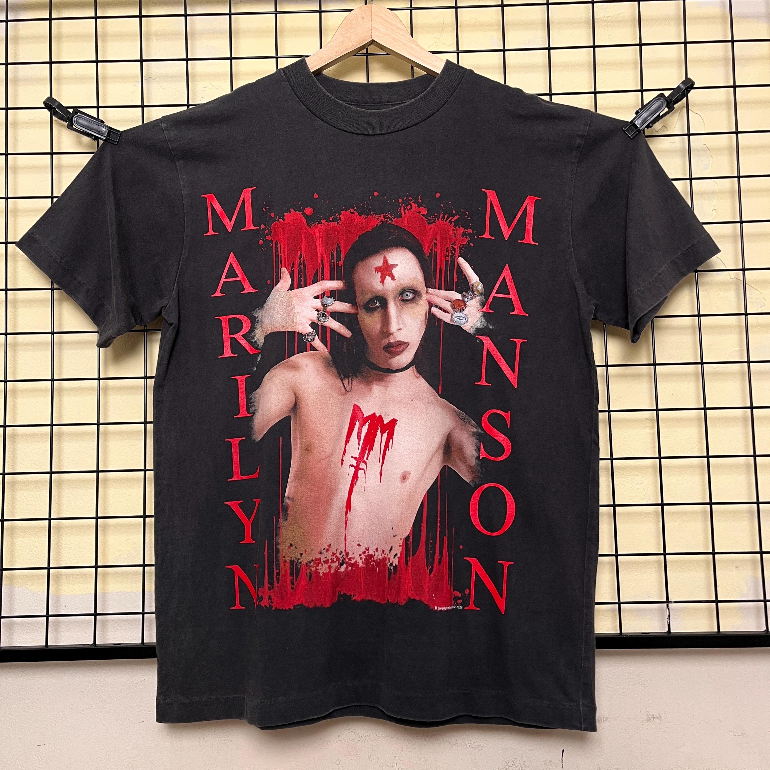 Marilyn manson t shirt vintage - Etsy 日本